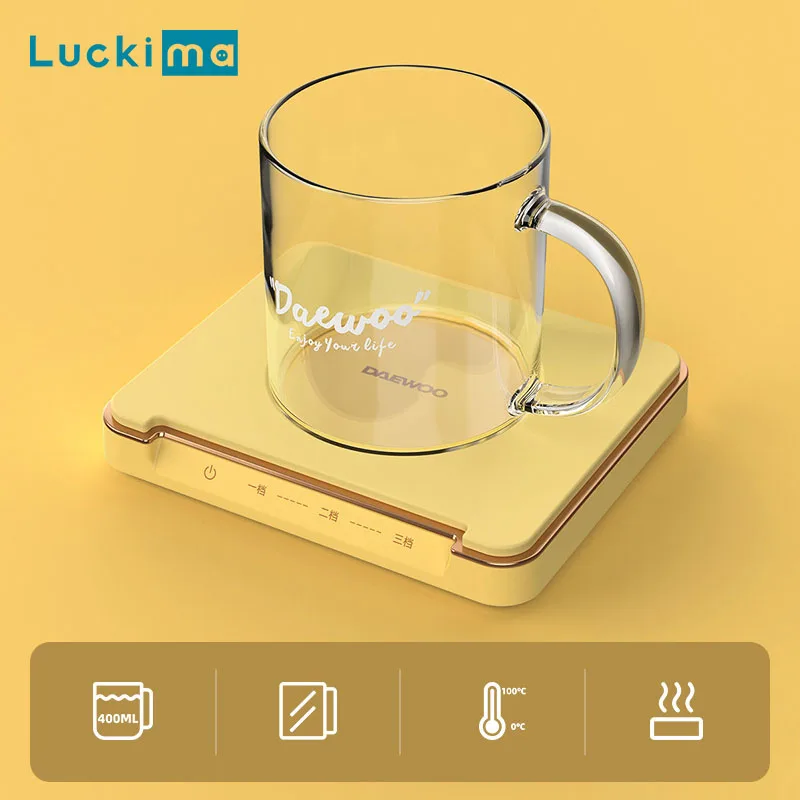 ElectricCupWarmerMultifunctionSmartTouchWaterHeaterCoffeeMug