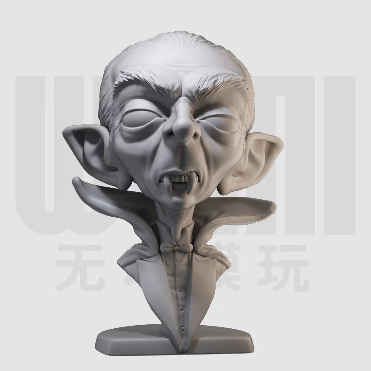 1/10 Q version image bust resin white mold GK figure model 1 10 european and american film and television resin white mold gk figure model