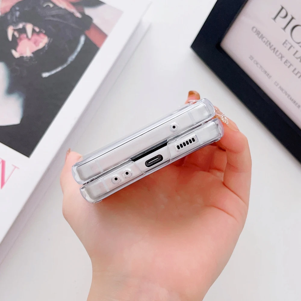 Sleek Silver Mirror Hybrid Phone Case with Acrylic Back Cover
