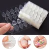 288pcs (12 Sheets)  Double Side Glue Nail Sticker for Press on Nail Adhesive Tabs Waterproof Breathable Glue Tabs Transparent 5