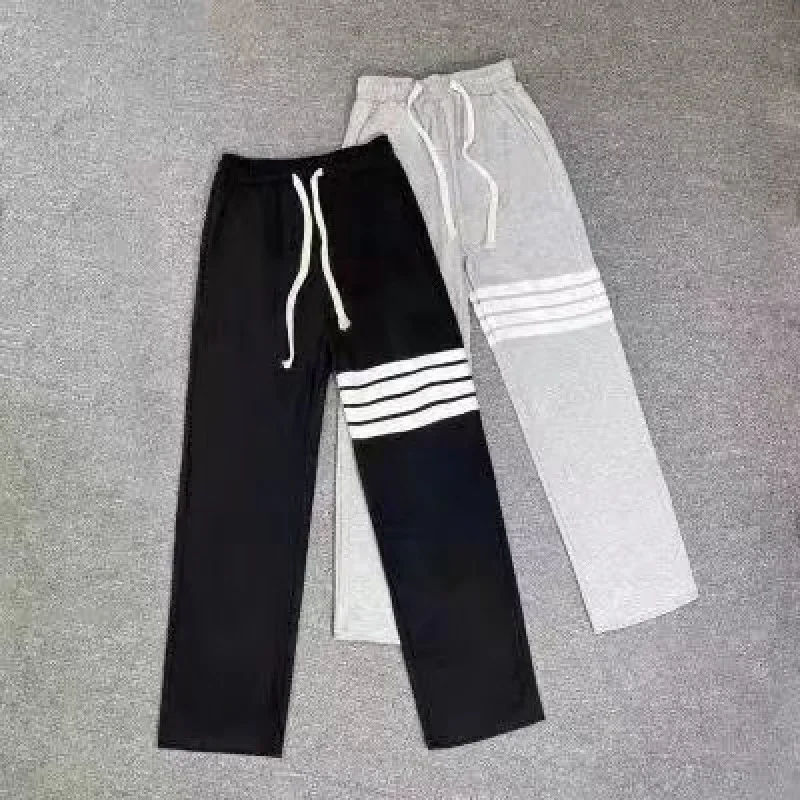 Autumn New Men's Sweatpants Casual Trendy Cropped Pants Skateboarding Style For Social Media Quick Hand Down The Street