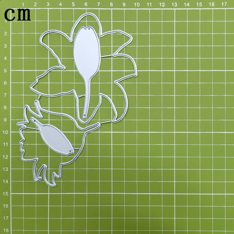 Plastic Embossing Folder Embossing Folder New Beautiful Lily Flower 3d Relief Plastic Embossing Folder And Mold For Card Making Scrapbook Paper Diy Decorative Products