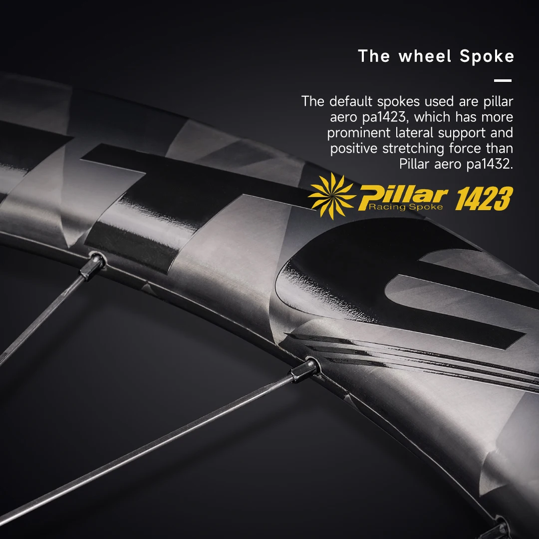 Carbon Wheelset Road Disc Brake Compatible With Cycling Rims