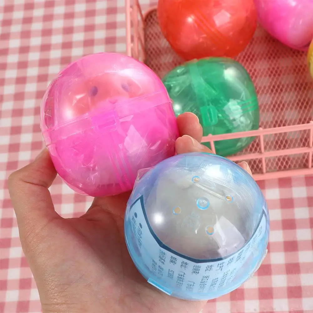 Toys Kawaii Anime Hamster Fatty Milky Stress Relief Soft Hamster Capsule Toys Gashapon Gashapon Capsule