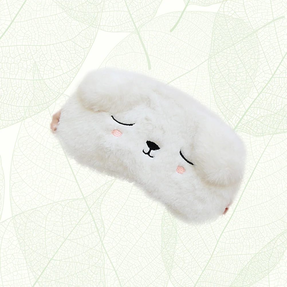 Lightweight Eye Mask Sleep Patch Cute Animal Blindfold Cartoon Dog Plush Rabbit 4