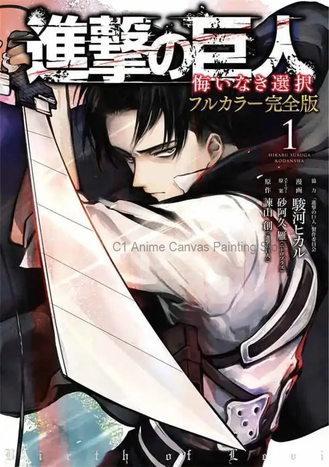 Anime Attack on Titan Final Season Aesthetic Canvas Art