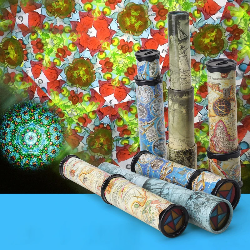 Magic Kaleidoscope Stretchable Long Old World Kaleidoscope Classic Toys for Boys and Girls Gifts Children Toys