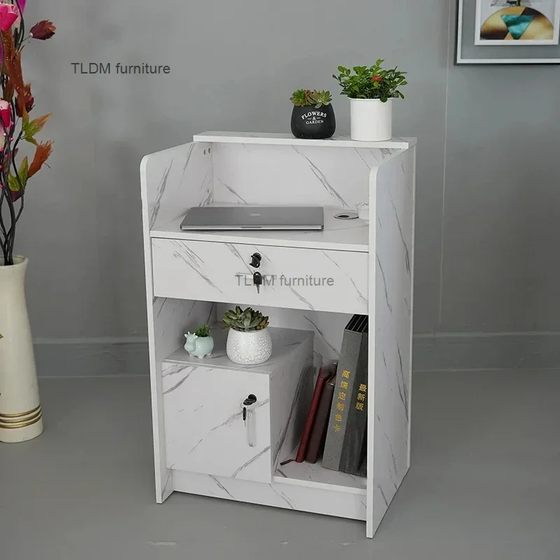 Modern Reception Desk Supermarket Convenience Store Mini Cashier Desks Multifunctional Furniture Bar Table Counter Table Bv