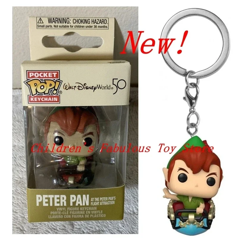 Nuovi Portachiavi Funko Disney 50 Peter Pan Al Volo Di Peter Pan Portachiavi Action Figure Giocattolo Per La Decorazione