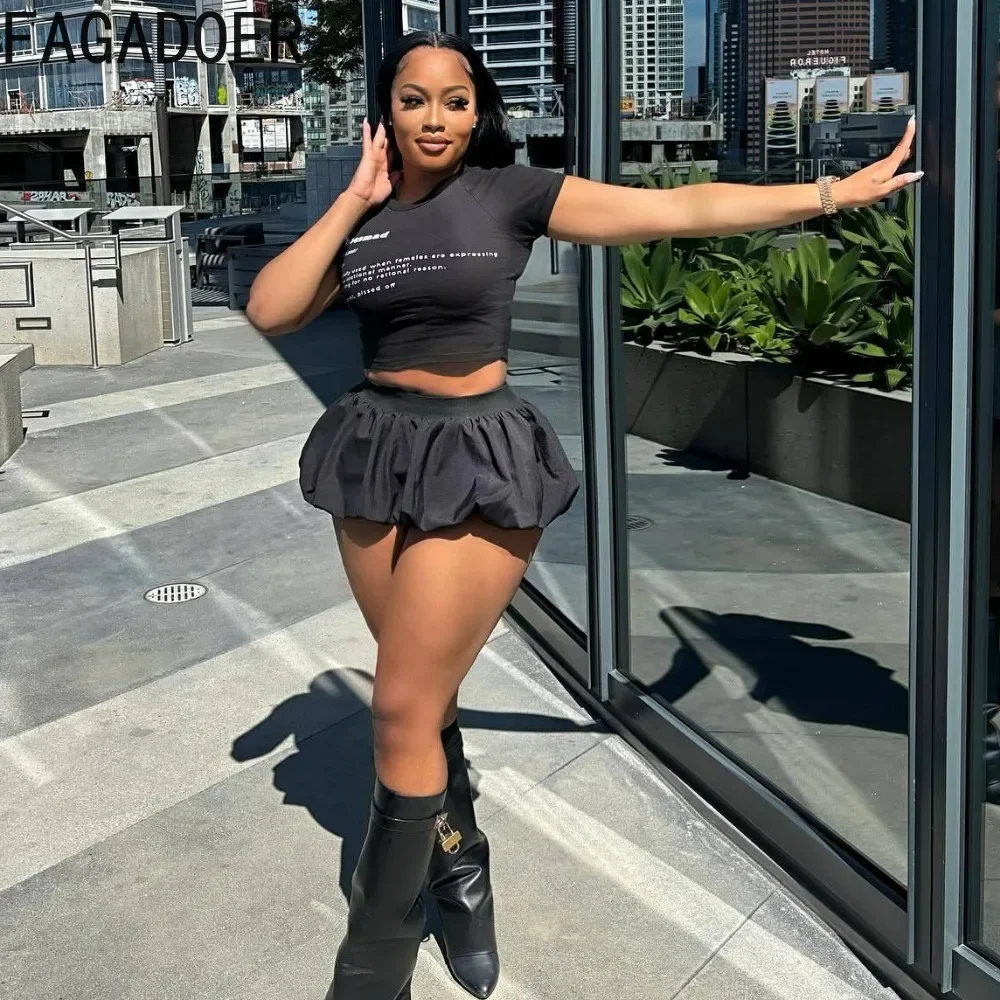 Mini-jupe Noire Et Blanche Froncée Gap - Taille S - Coton Stretch Et Doublée - Neuve Avec étiquette