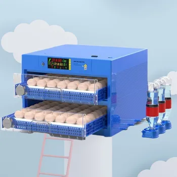 132 Eggs Incubator Digita Mini Automatie Incubatores Fully Automatic Farm Hatching Machine Chicken Goose Pigeon Hatchery Brooder 1