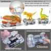 Magical Track Racing Cars With LED Lights DIY Plastic Racing Track Glowing In The Dark Creative Gifts Toys For Children 6