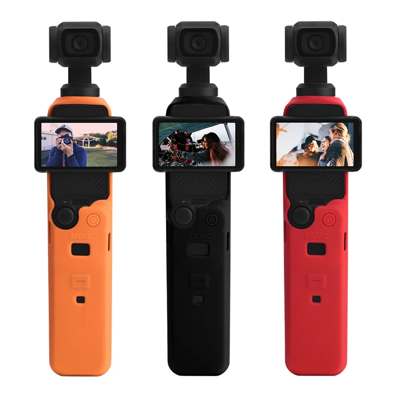 

Силиконовый защитный чехол для DJI OSMO POCKET3 Противоскользящий пылезащитный силиконовый чехол карданный защитный чехол