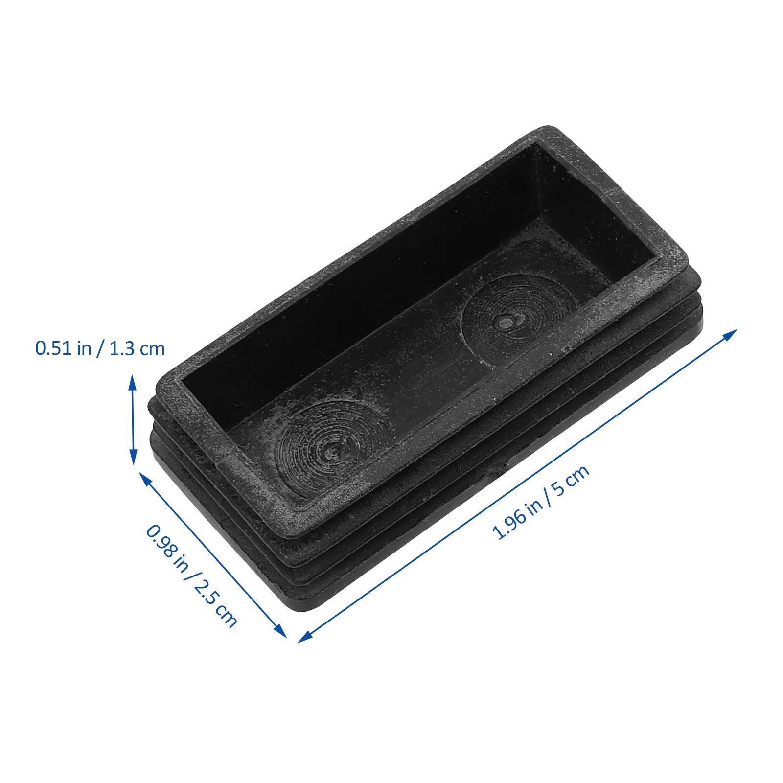 4 Pcs Ladder Foot Cover Folding Step Ladder Protective Cover Rubber Feet Square Tube