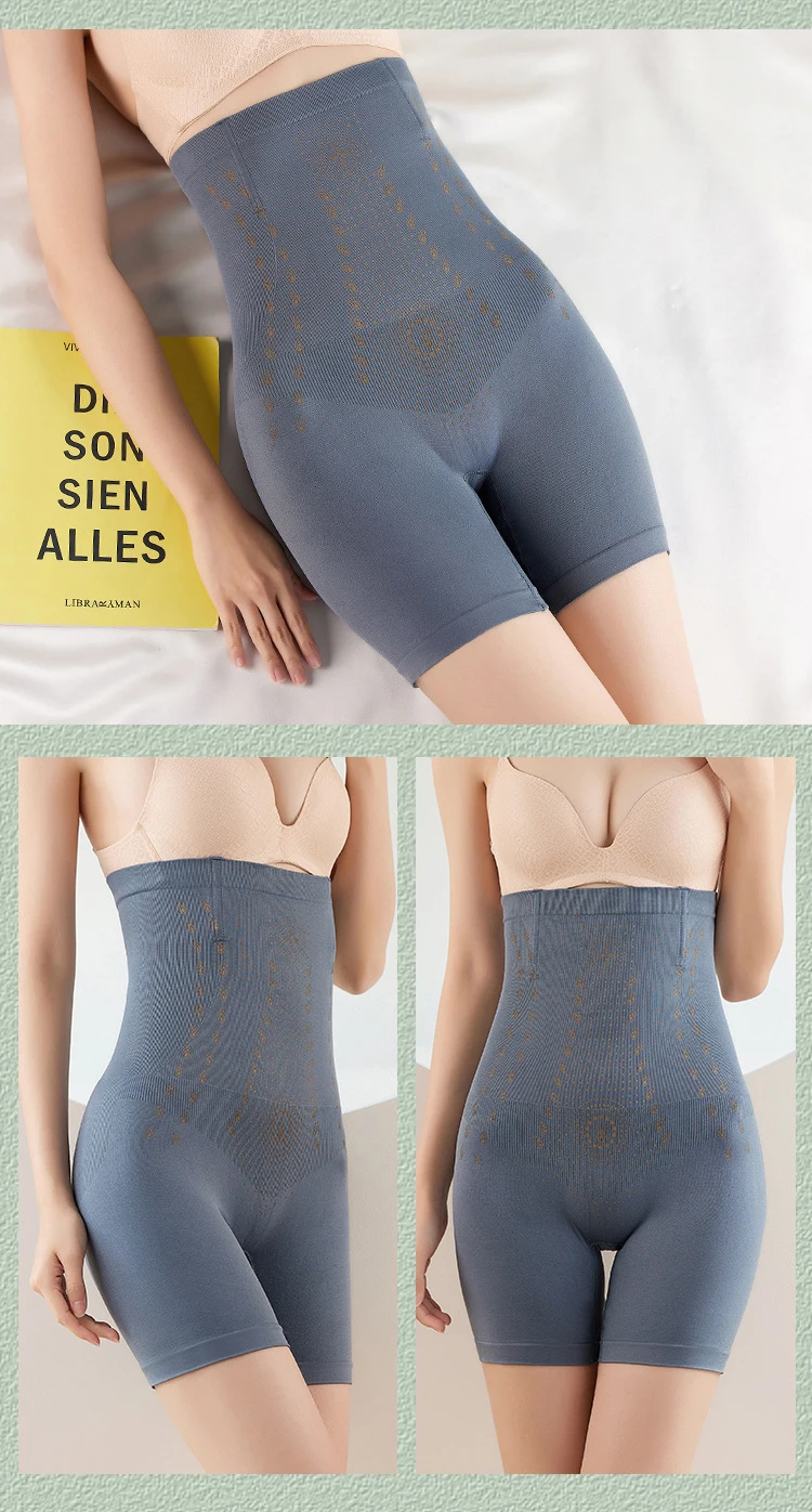 S8ac757a09cdc4bc1ae49f02151b85aacw New Unique Fiber Restoration Tummy Control Shapewear Thigh Slimming High Waist Trainer Underwear For Women Body Shaper Panties