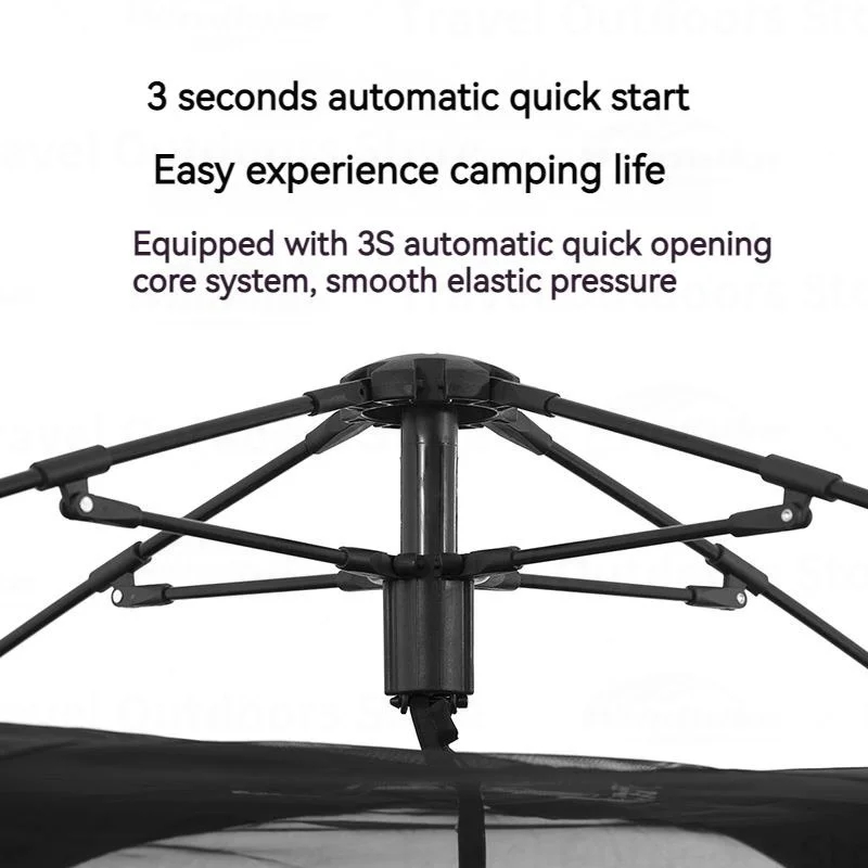 BLACKDOG Automatic One-Touch Camping Tent 2
