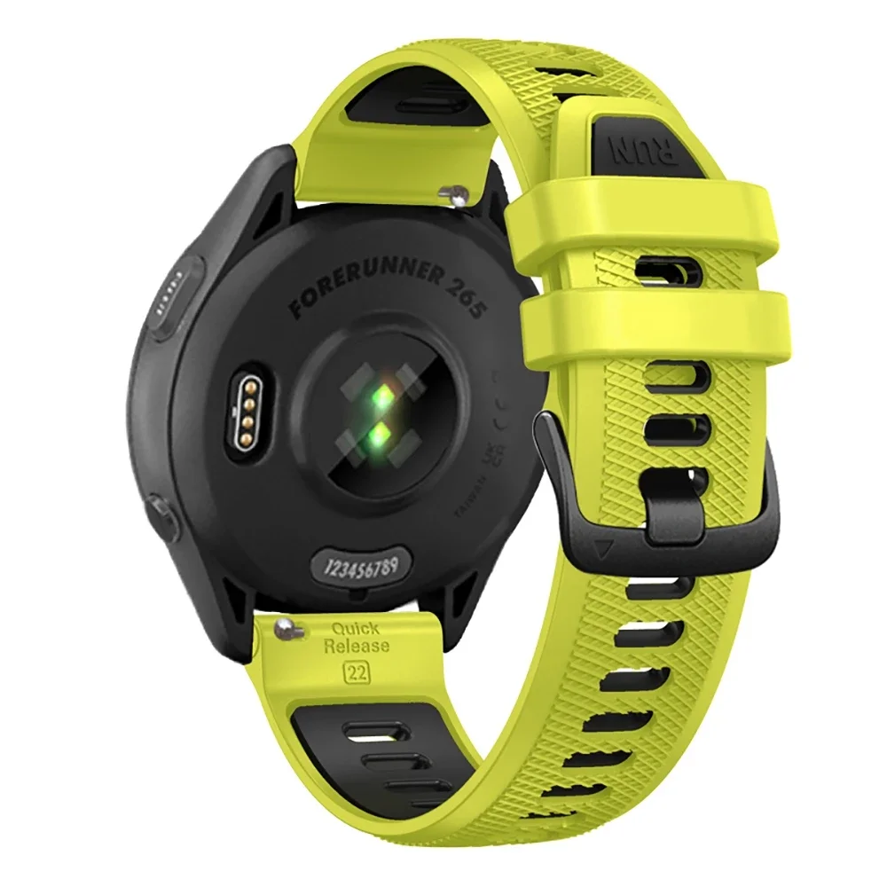 Universal 22mm Sports Silicone Watch Strap - Premium Bracelet Watchband