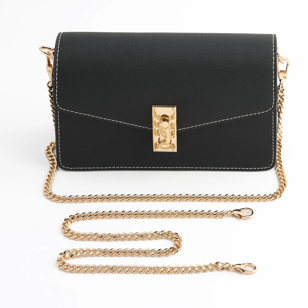 Gold Metal Thin Chain Strap for Women's Handbags - Versatile Crossbody Shoulder Bag Accessory