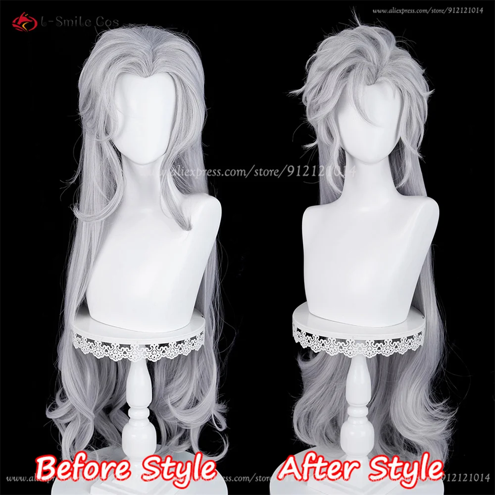 Long Hair Rafayel Xavier Sylus Zayne Caleb Cosplay Perücke für Damen und Herren, hitzebeständig, synthetisch, Halloween 28