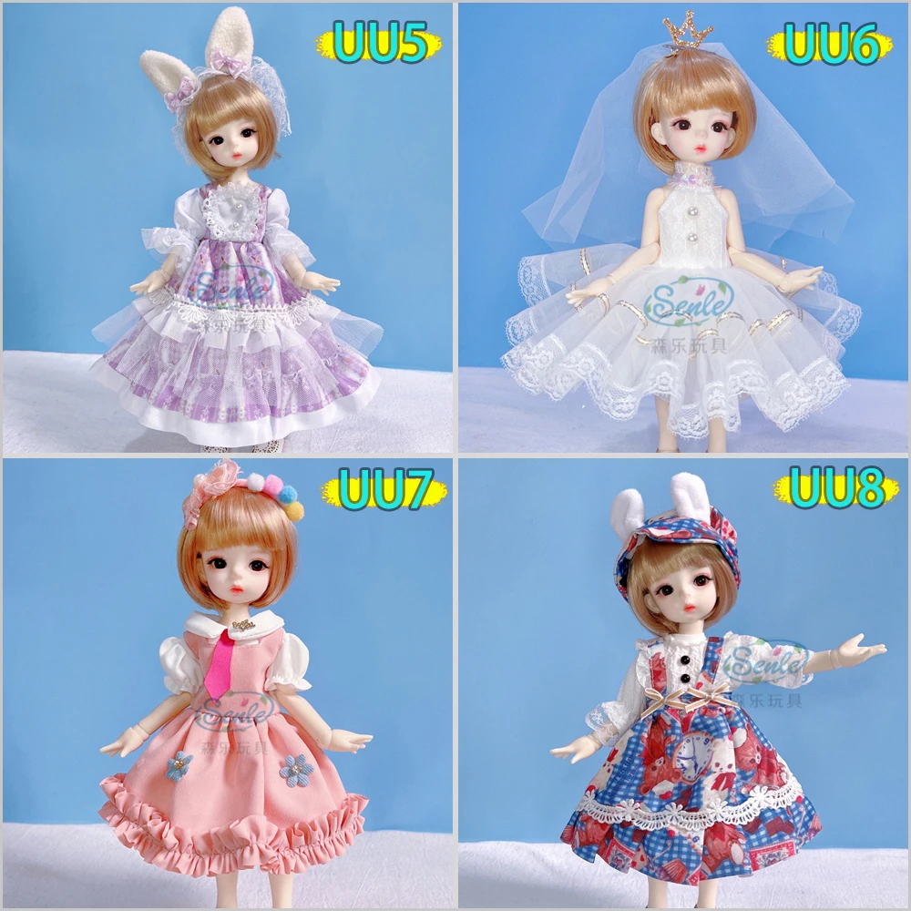 Neue Prinzessin Kleid Für bjd Puppe 30 cm Mode Lässig Anzug Rock Puppe 1/6 Kleidung für Kinder DIY Mädchen Spielzeug – Detail 3