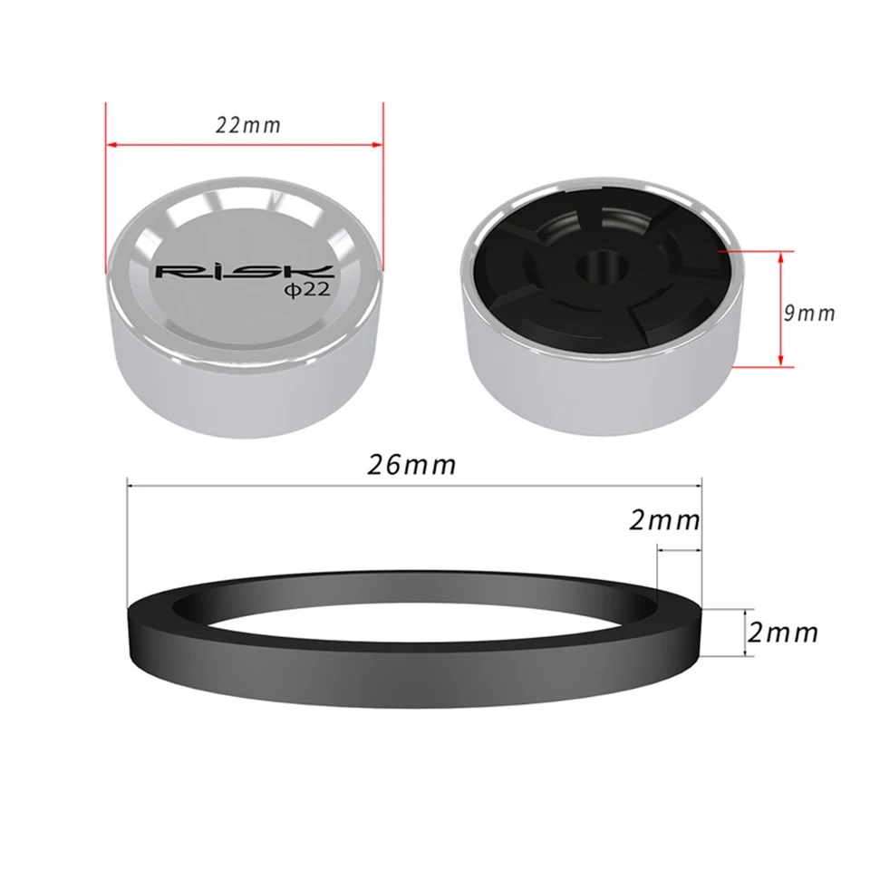 Pistone Freno Bicicletta Per Magura MT2-MT8 | Ricambio Per Lever Brake | In Lega Di Alluminio