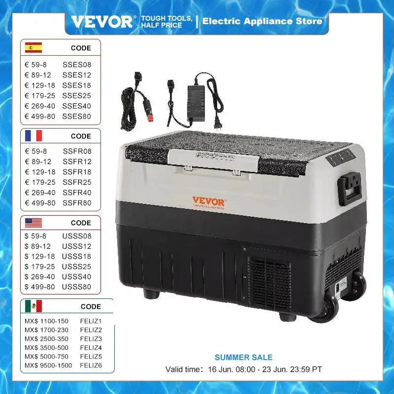 35L/45L/55L Portable Car Refrigerator Freezer 1