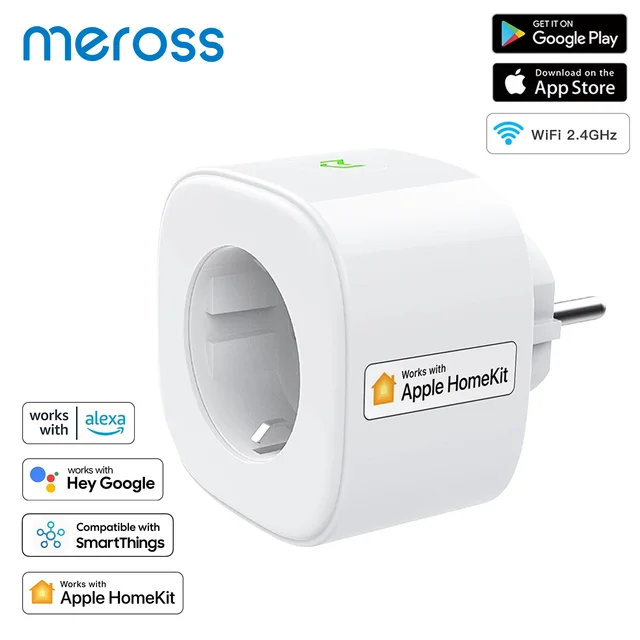 Meross HomeKit US Smart Outdoor Smart Plug with 3 Sockets Independently  Controlled Outlets Support Alexa Google Home SmartThings - AliExpress