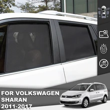 

For Volkswagen VW Sharan 2011-2017 Magnetic Car Sunshade Front Windshield Mesh Frame Curtain Side Window Sun Shade