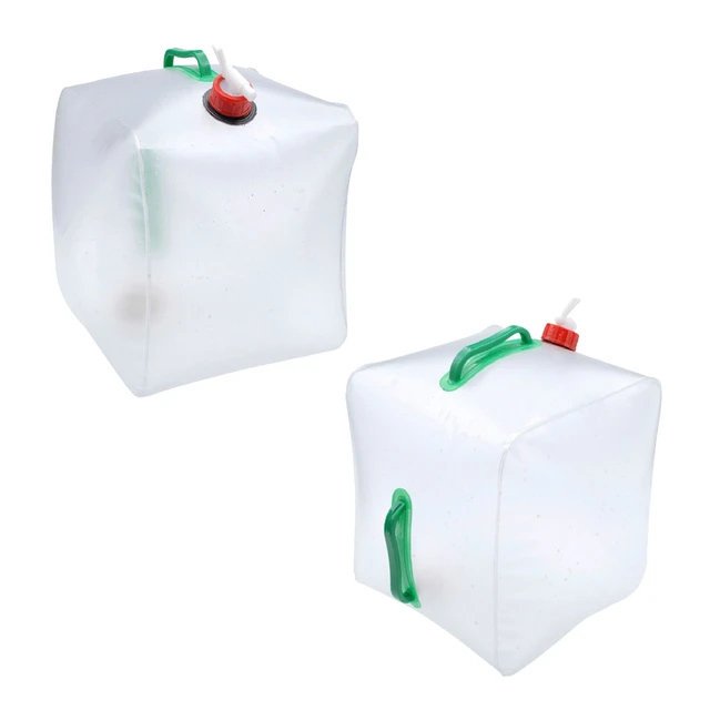 2 10 L Wasserkanister faltbar, Wasserbehälter Trinkwasser Container_b