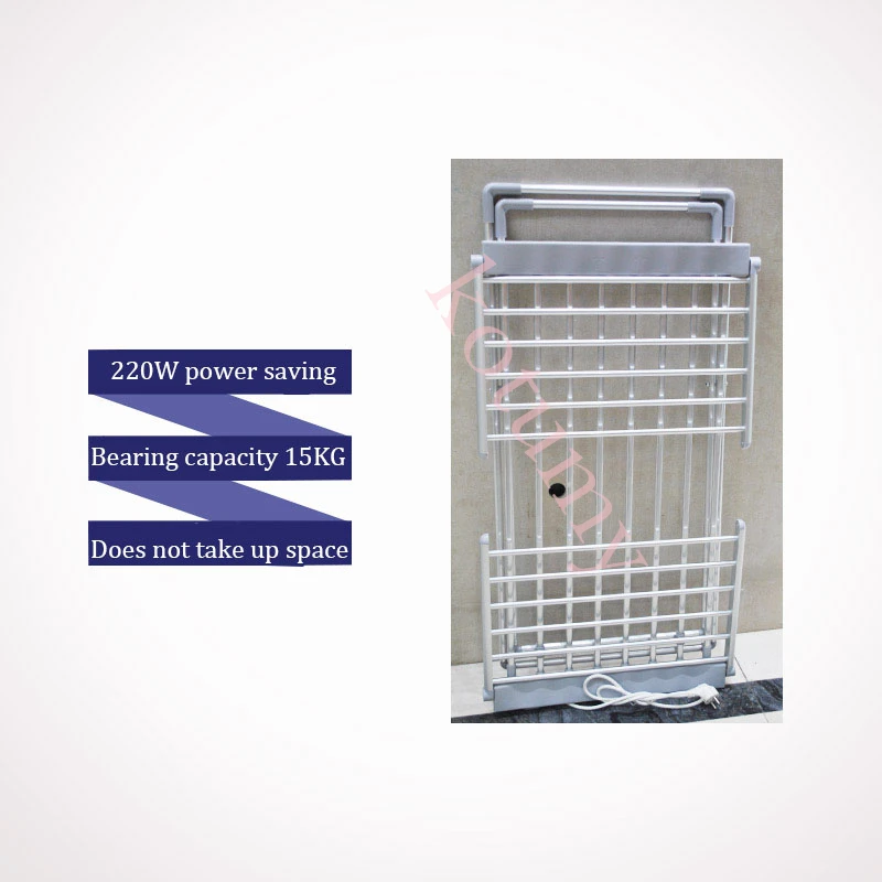 Electric Heated Clothes Dryer Folding Energy-Efficient Indoor Airer Wet Laundry  Drying Horse Rack, White - AliExpress