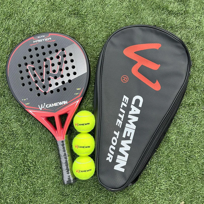 

CAMEWIN 4045 3K Full Carbon Fiber Beach Tennis Racket With Bag to Send