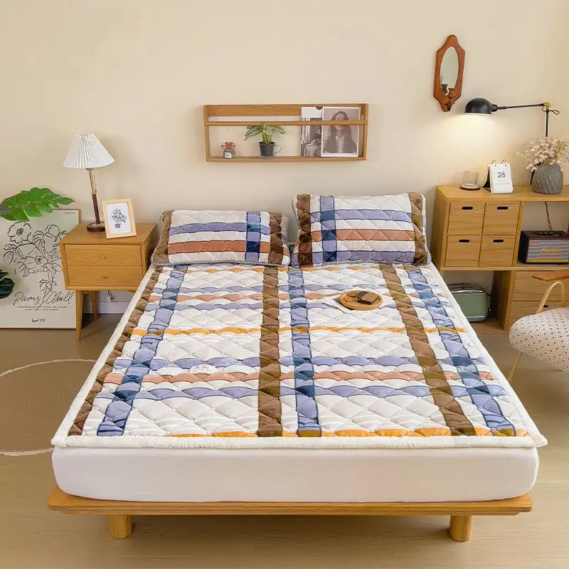 

Class A Milk Flour Mattress Soft Mattress Thin Mattress Printed Solid Color Mattress Tatami Student Dormitory Rental House