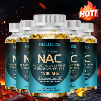 Natural NAC Supplement, CoQ10, Support Skin Health, Cellular Energy, Antioxidant, Anti-AgingDetox, Enhance Immune 1