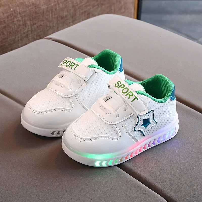 zapatillas LED Kid Sneakers Autumn Girl Luminous Shoe Soft Sole Boy Casual Shoes Anti Slip Skate Shoes Child Shoe zapatos niña 4
