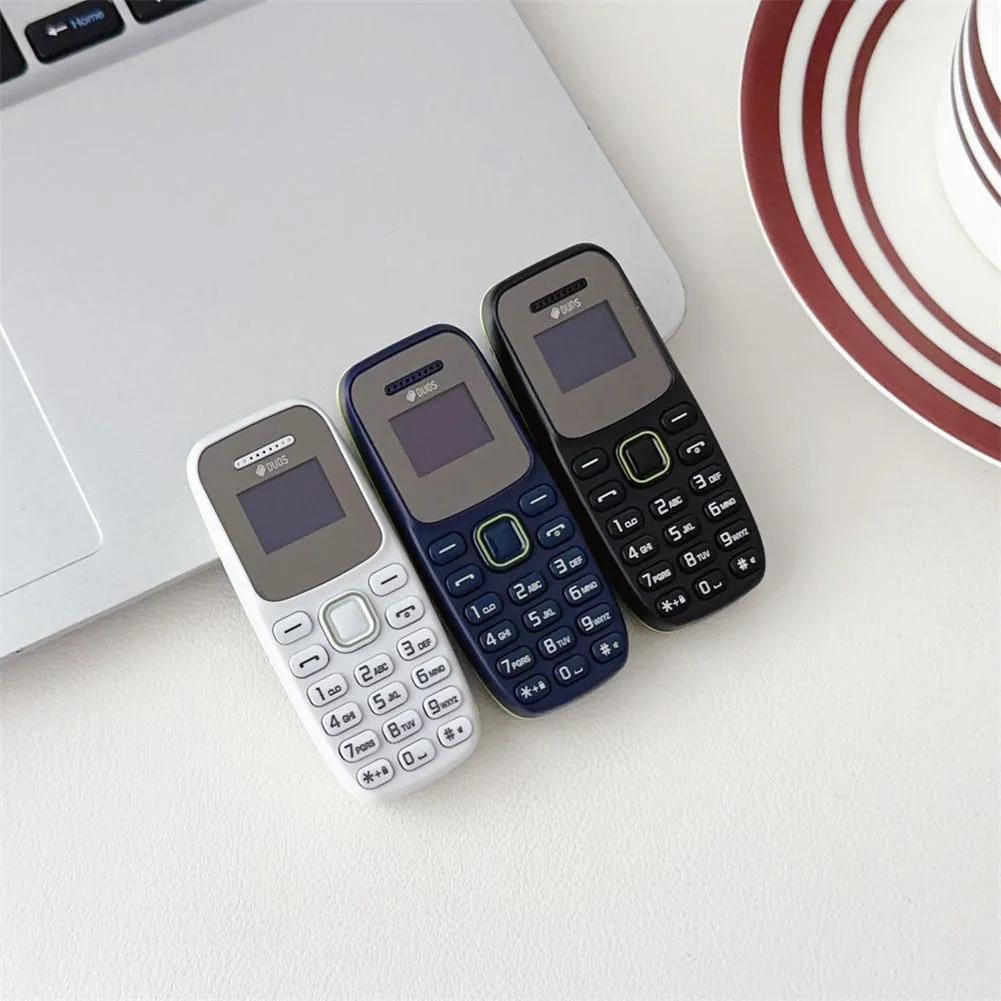 Mini Mobile Phone Dialer Dual SIM Cards Dual Standby Bluetooth Pocket Small Cellphone For Elders Business Driving