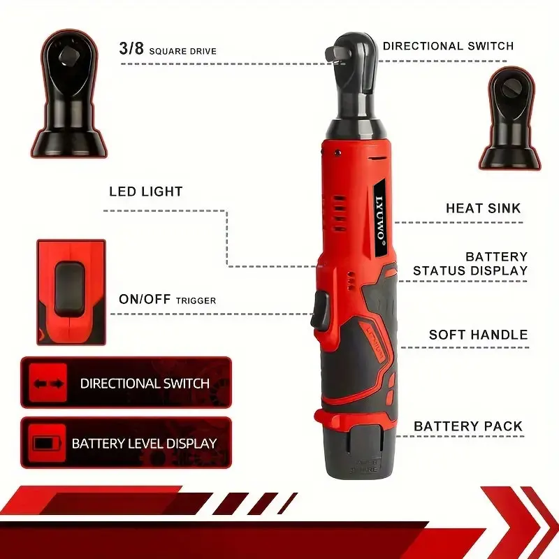 Cordless Right Angle Wrench 3