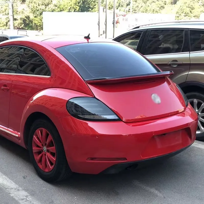 Car Rear Wing Spoiler For Volkswagen Beetle 2013- ABS Car Rear Trunk Lid Lip Body Kit