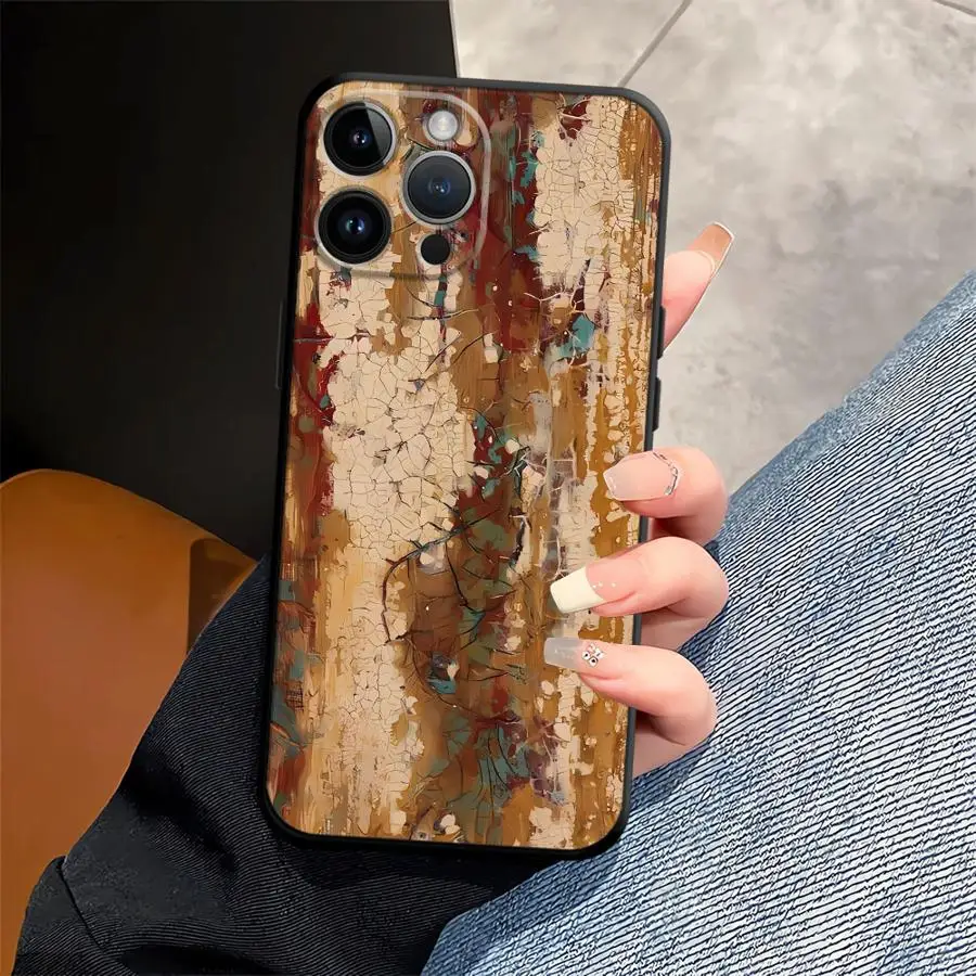 Vintage Rust Art Phone Case - Soft Back Cover
