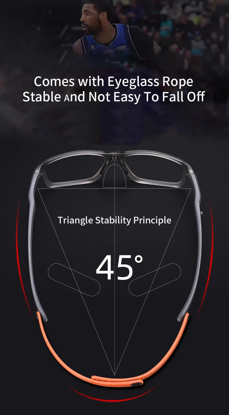 Radfahren Gläser Männer Sport Brillen Bergsteigen Fahrrad Radfahren Tennis Schutzbrille Große Rahmen Brillen FJ81283 – Detail 1