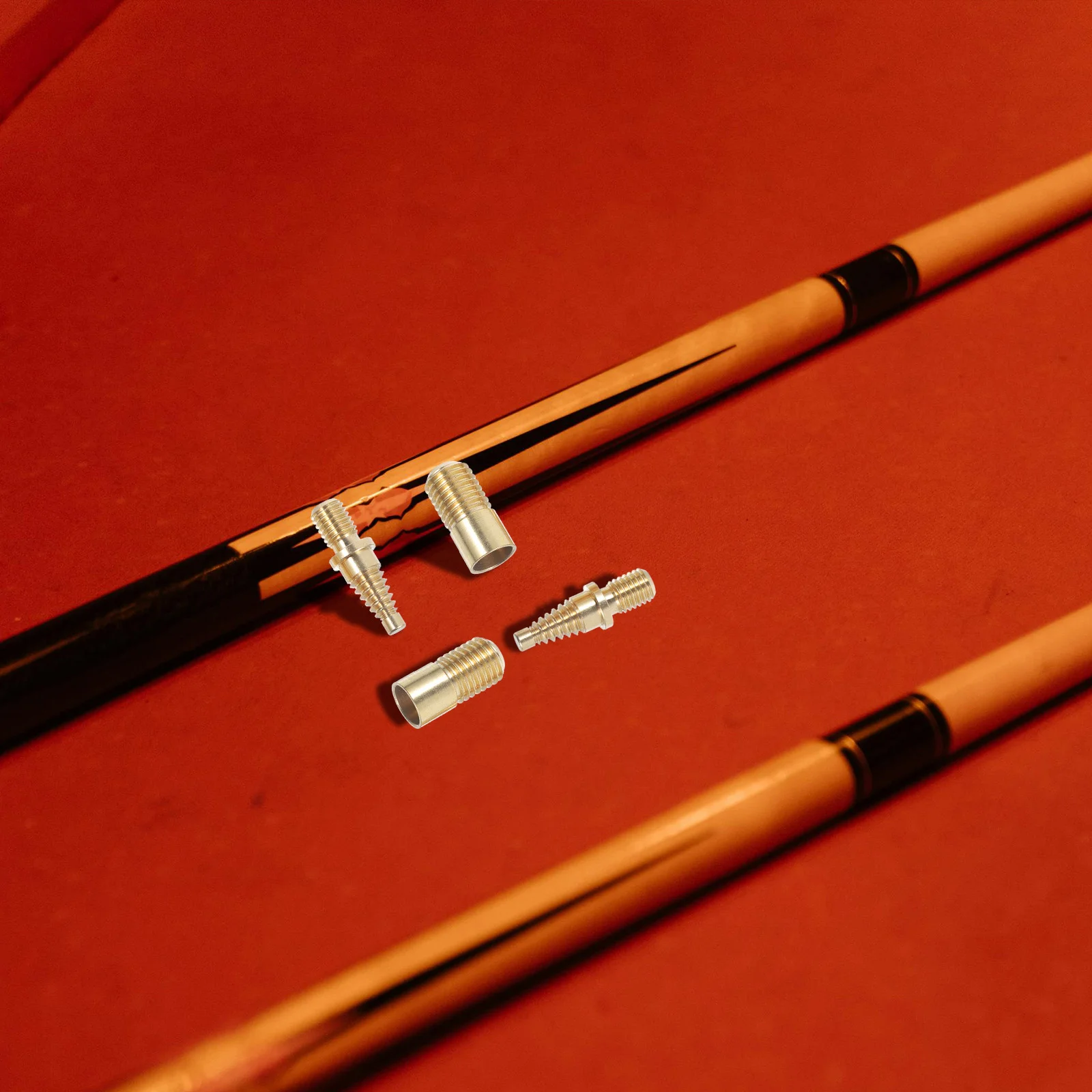2 Sets Cues Cue Extension Rod Joint Screws Billiard Cue Connecting Screws Heavy Duty Tip Inserting Hardware