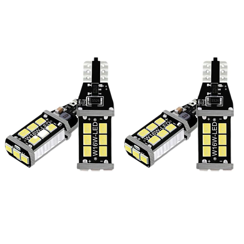 4Pcs Bright White Canbus LED Bulb for Car Backup Reverse Lights 912 921 T15 W16W led car lights,led lights,led bulbs