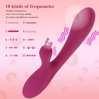 Erwachsene Sexspielzeug Vibratoren G-Punkt 10 Geschwindigkeiten USB wiederauf ladbare leistungs starke Dildo Kaninchen Vibrator für Frauen Klitoris Stimulation Massage 6