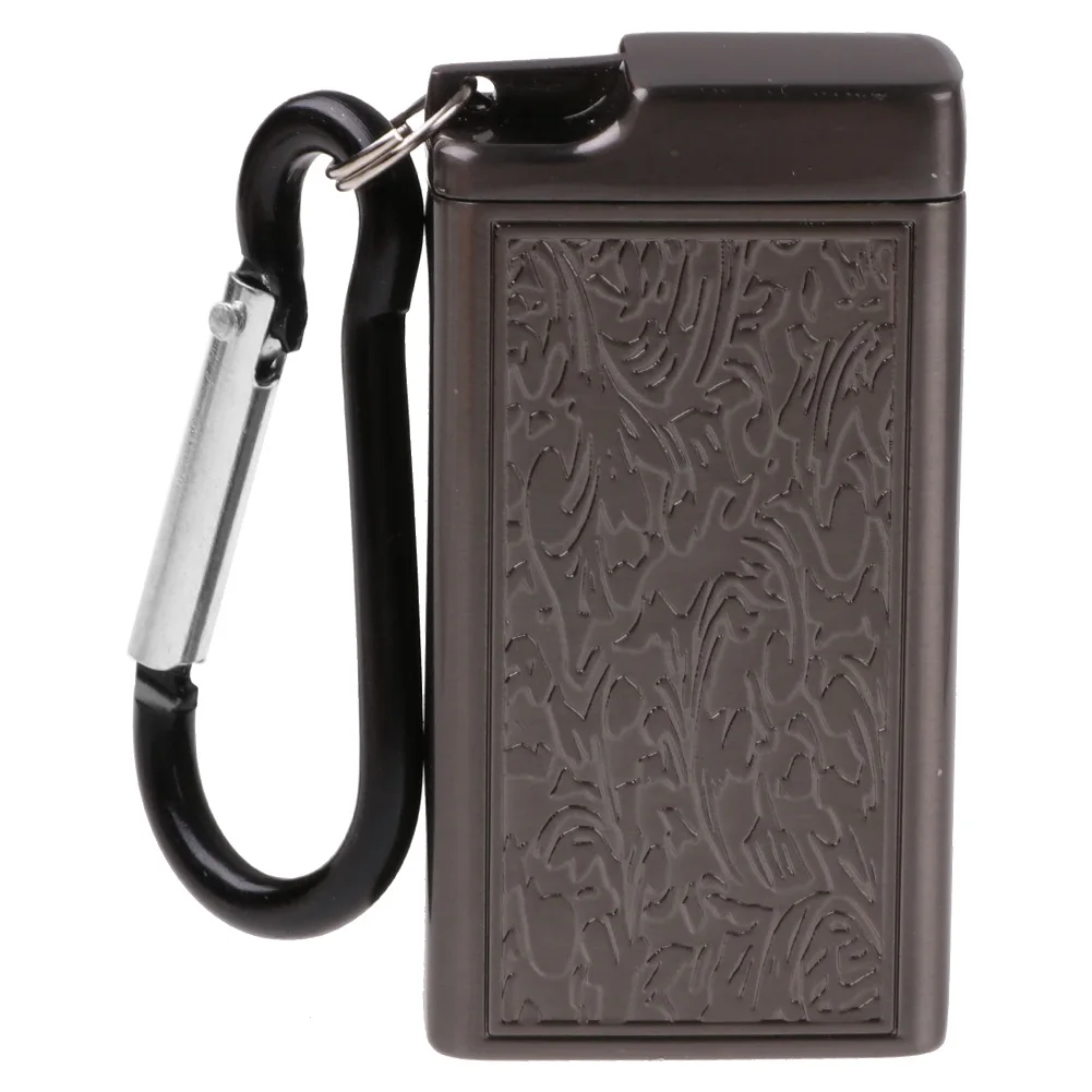 Cendrier De Poche Anti Odeur Cendrier Poche Lot De 2 Cendriers De Poche, Cendrier De Voyage, Cendrier Portable, Pour Les Déplacements, Les Voyages, La Voiture, Le Camping Et Les Festivals (noir, Gris