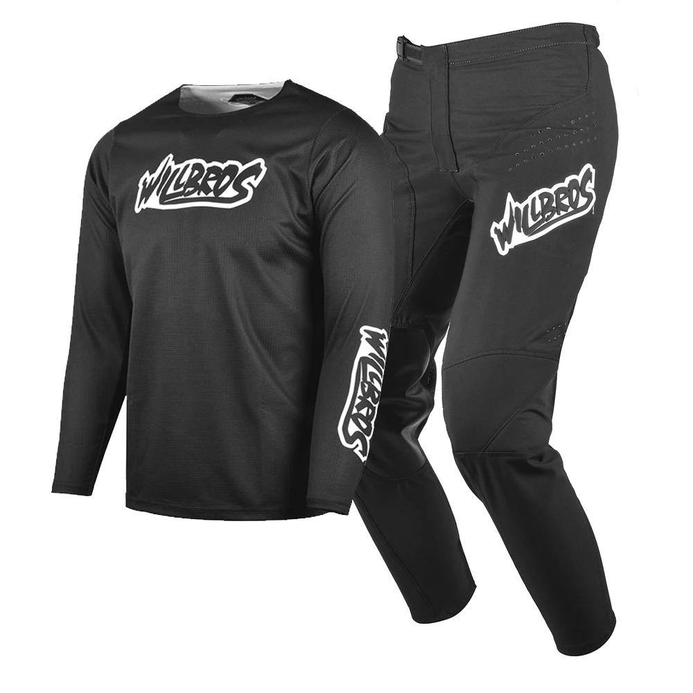 Willbros Youth Jersey and Pants Set Offroad Motocross MTB MX Dirt Bike Mountain DH Enduro Riding Racing Boy's Girl's Gear Combo