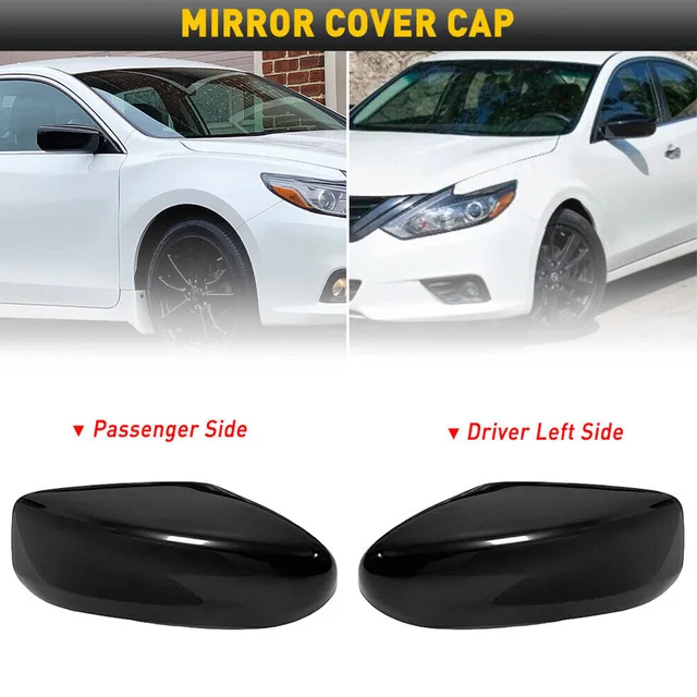 2Pcs Mirror Cover For Nissan For Altima 2013 2018 Left Right Side Wing Mirror Cover Cap Replacement 963733TH0A Car Accessories AliExpress