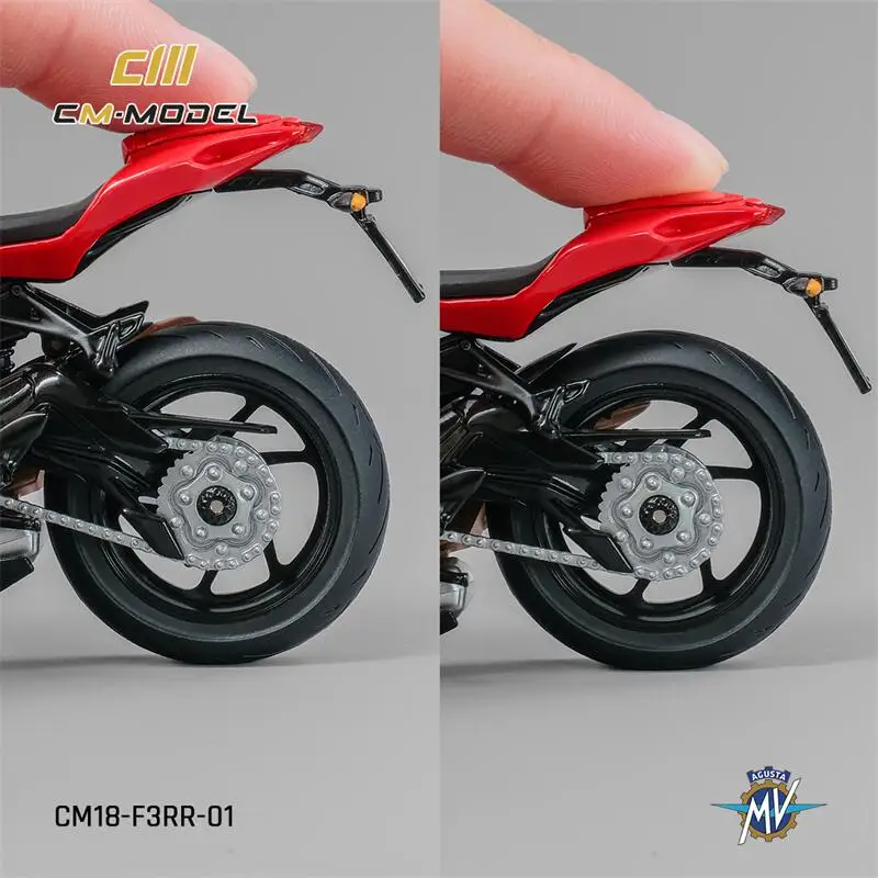 CM MODEl 1:18 MV Agusta F3Rosso / Superveloce 800 2022 Diecast