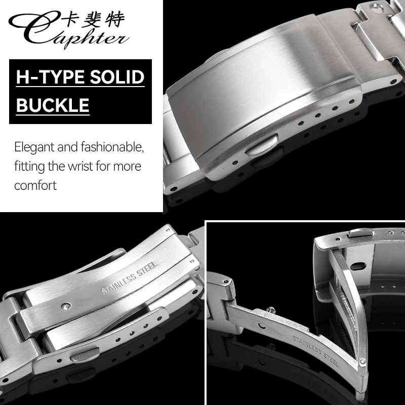 Modキット-金属製時計ケース,ベゼル付きリストバンド,316ステンレス鋼