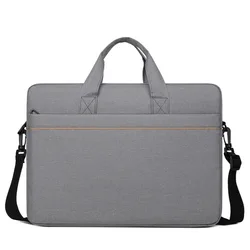Waterproof Laptop Sleeve Bag with Shoulder Strap - 15.6 Inch Portable Computer Briefcase - 15 -15.6 Inch (GRAY)