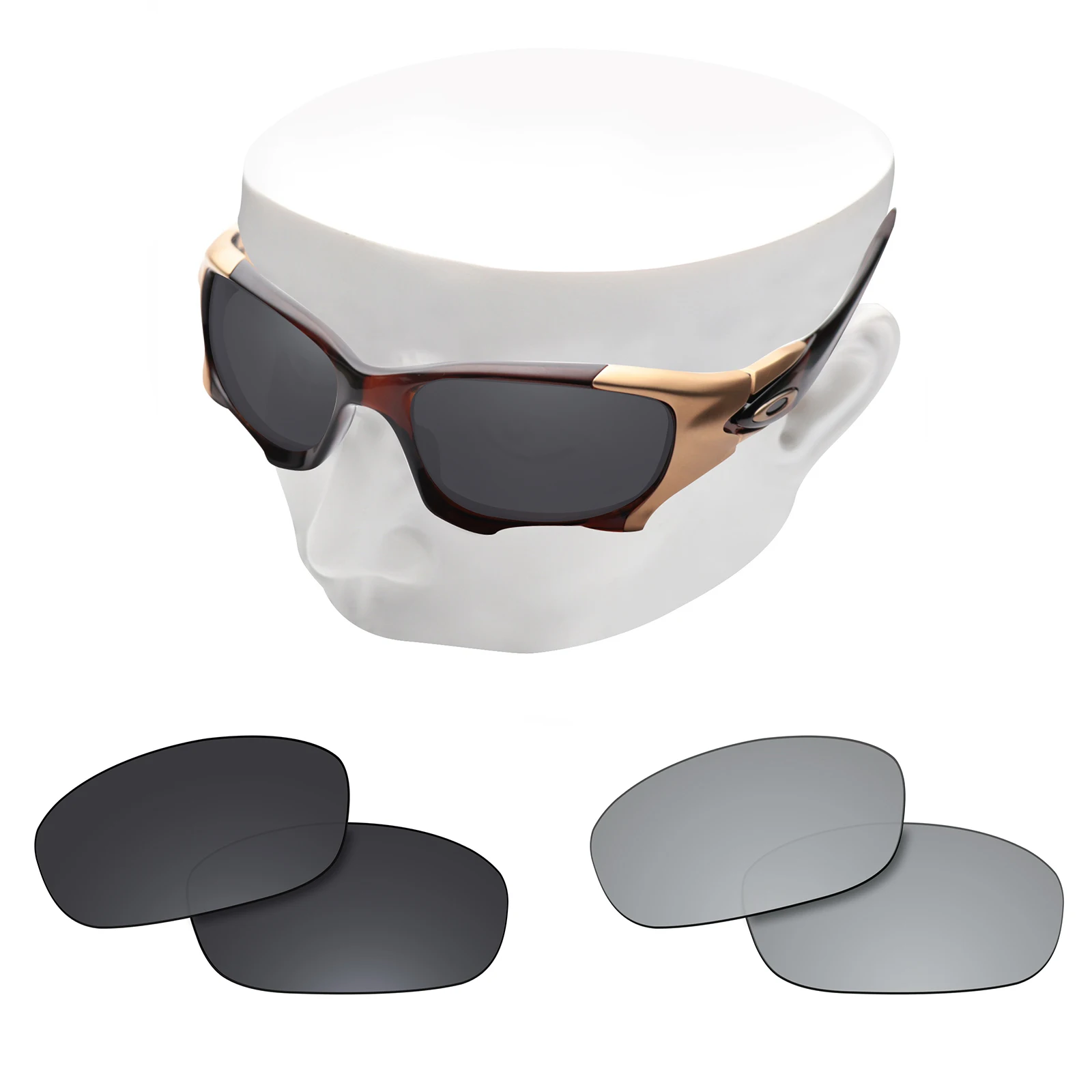 OOWLIT Polarized Replacement Lenses for Oakley Pit Boss 2 OO9137