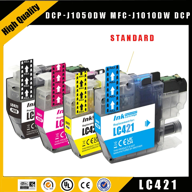 SUPERPRINT LC421 Zwart, Cyaan, Magenta, Geel